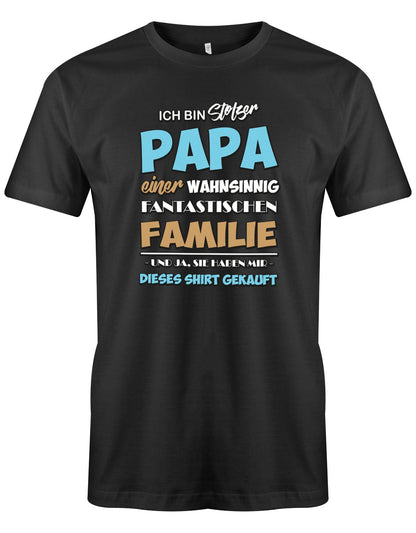 Stolzer-papa-von-einer-familie-Papa-Shirt-Schwarz