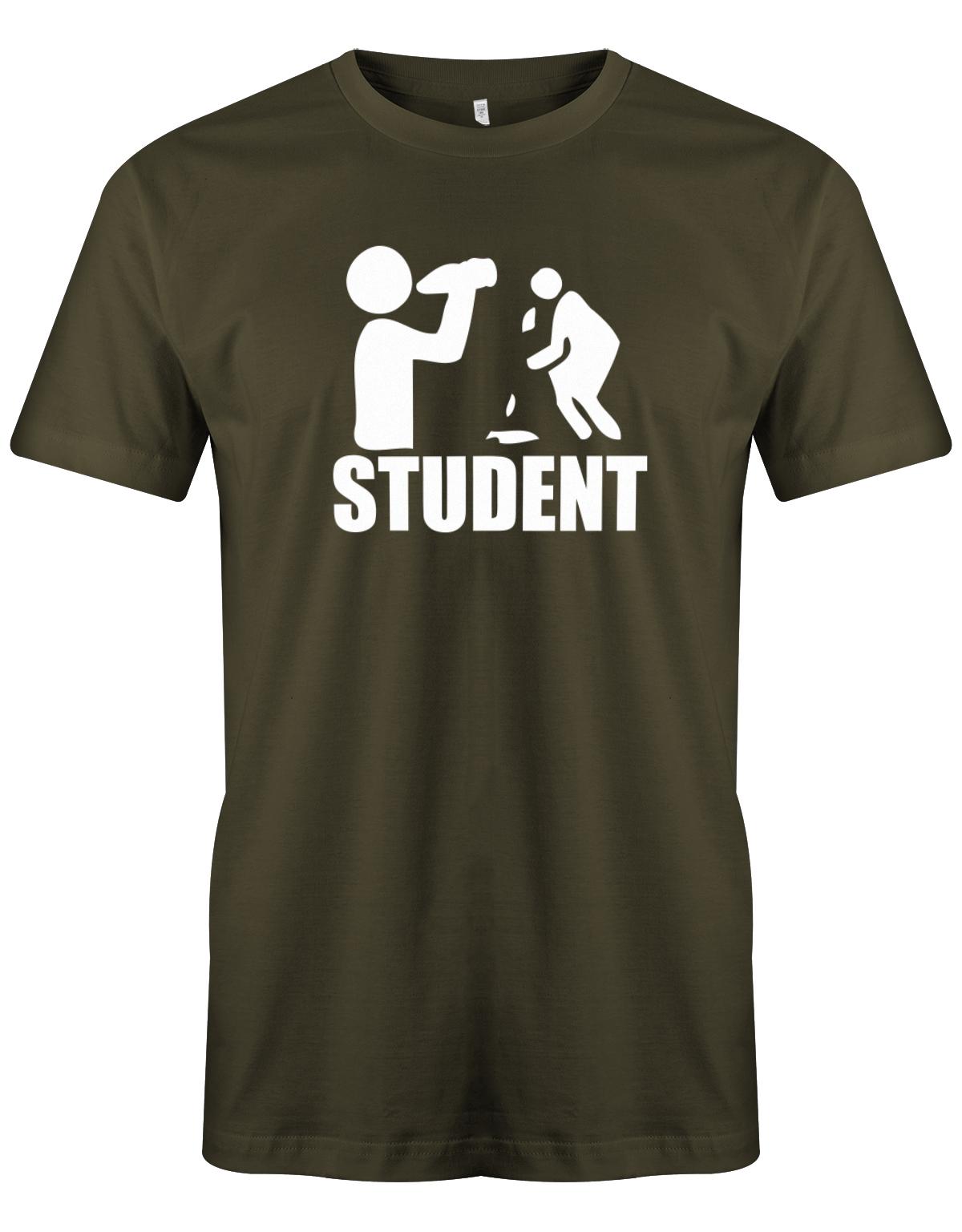 Student-Kotzen-Herren-Shirt-Army