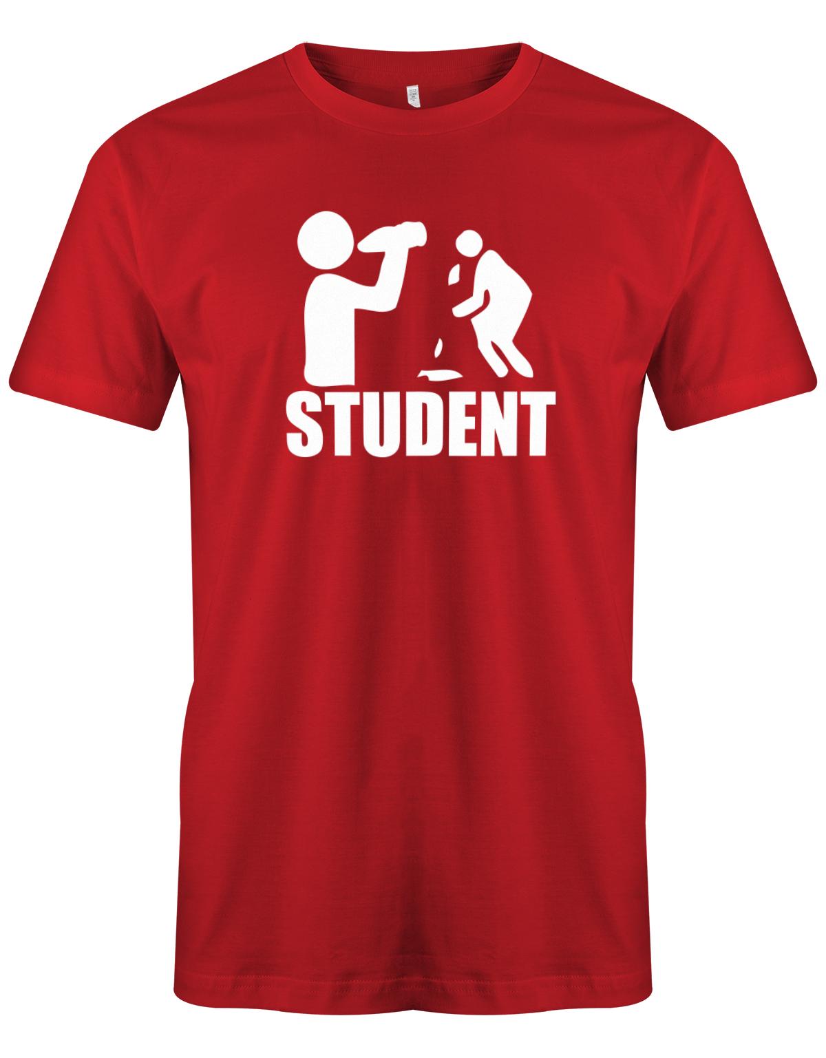 Student-Kotzen-Herren-Shirt-Rot