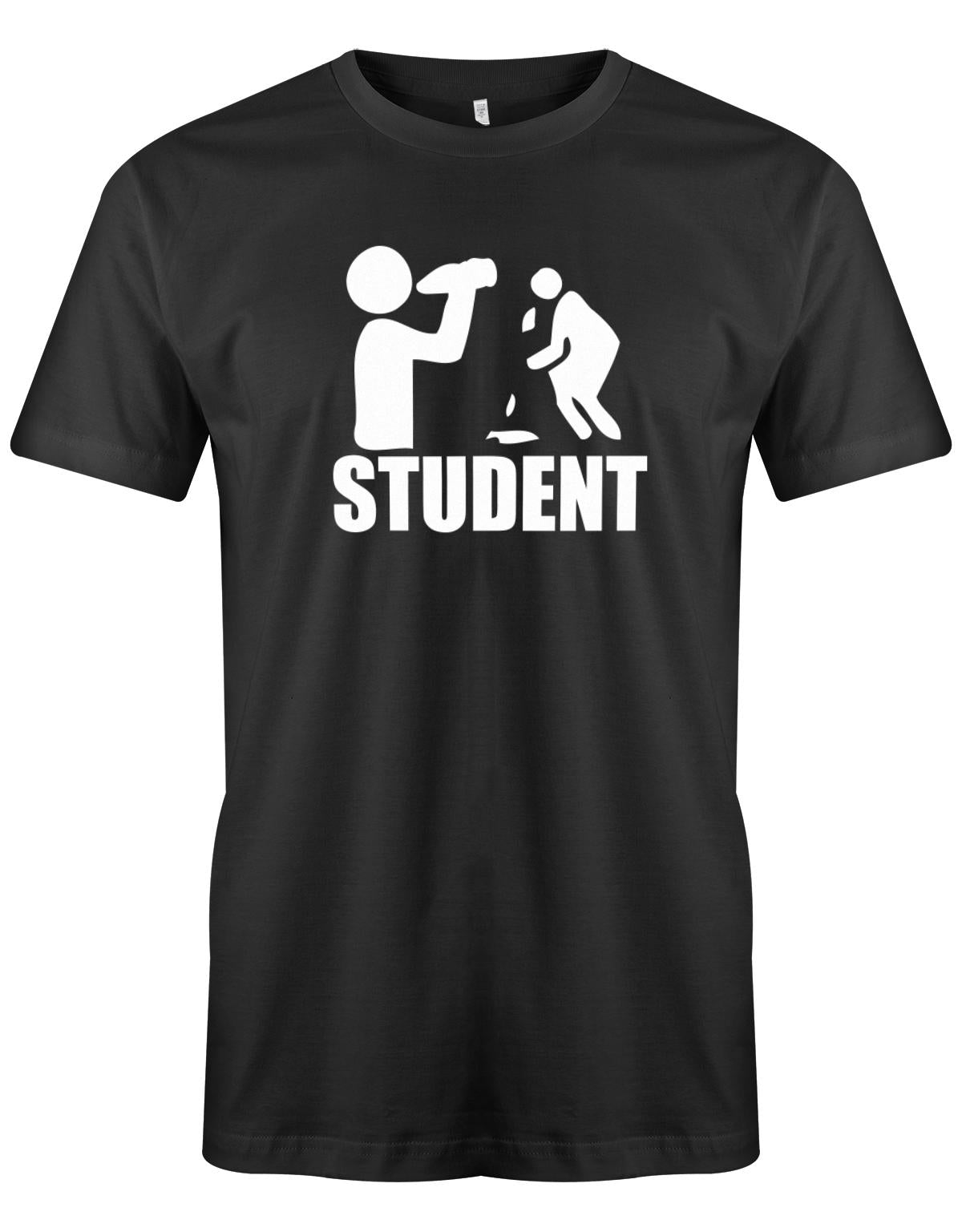 Student-Kotzen-Herren-Shirt-SChwarz
