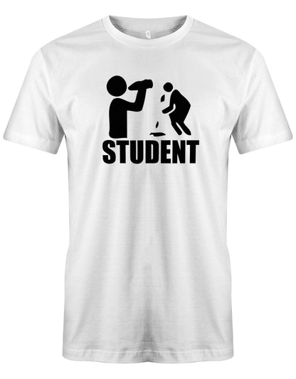 Student-Kotzen-Herren-Shirt-Weiss