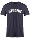 Student-Schrift-Herren-Shirt-Navy