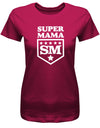 Super-Mama-Sterne-Damen-Shirt-Sorbet