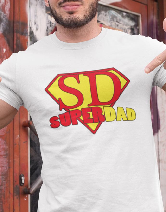Papa Fun T-Shirt - Superdad Papa unser Held