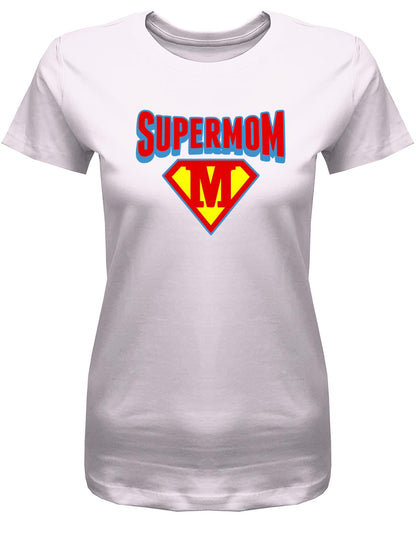 Supermom-Damen-Shirt-Mama-Shirt-Rosa