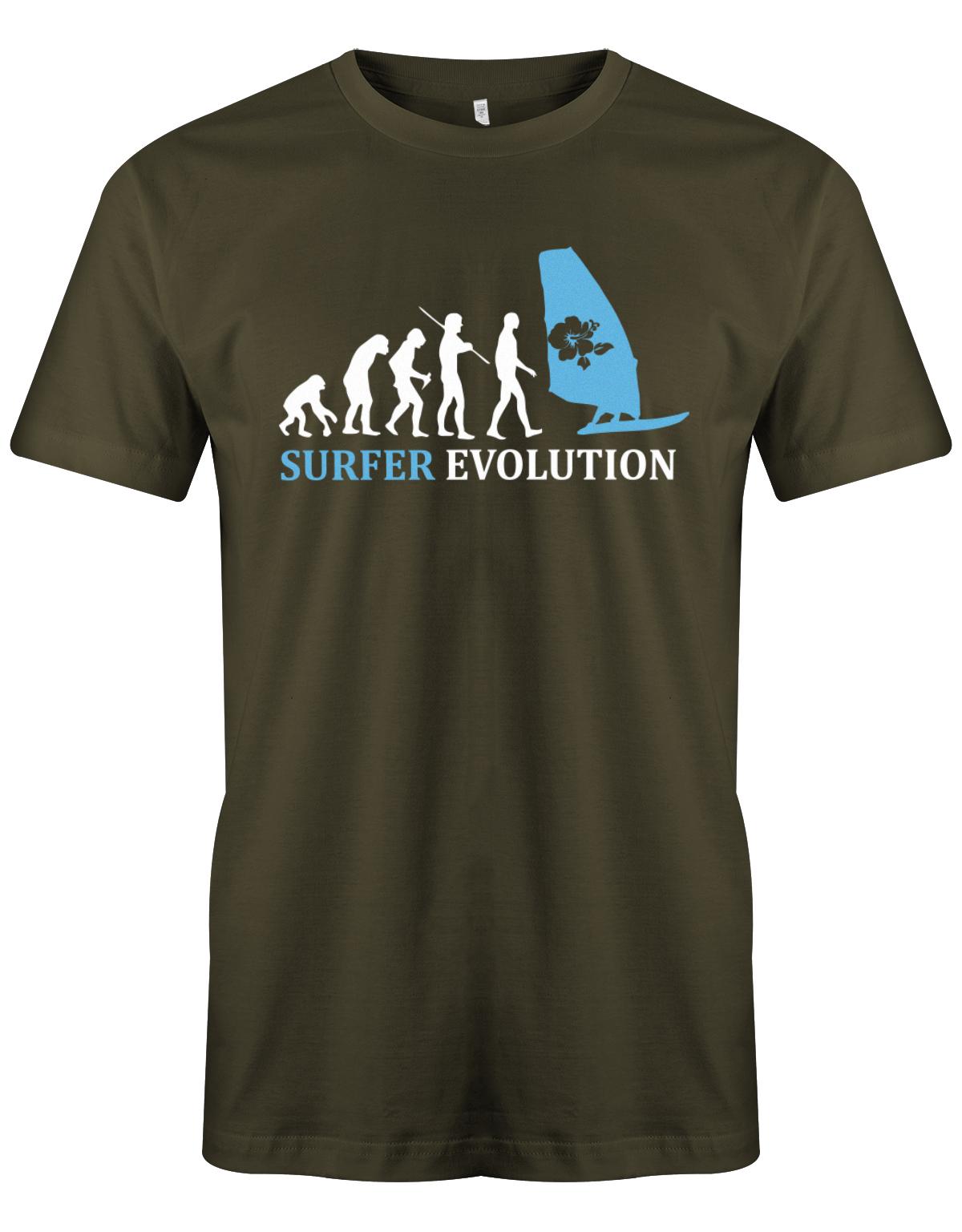 Surfer-Evolution-Surf-Herren-Shirt-Army