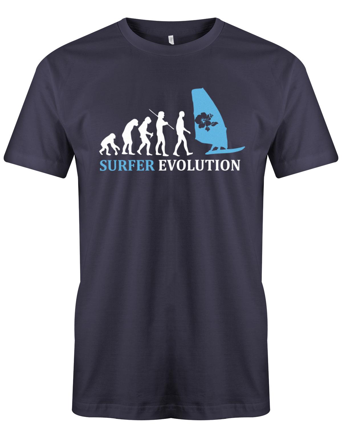 Surfer-Evolution-Surf-Herren-Shirt-Navy