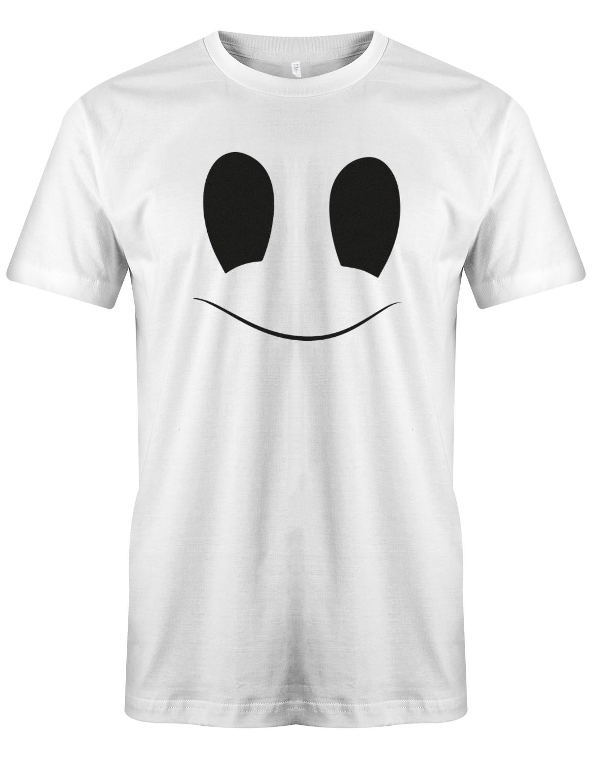 Sweet-Ghost-Shirt-Geist-Halloween-Herren-Weiss