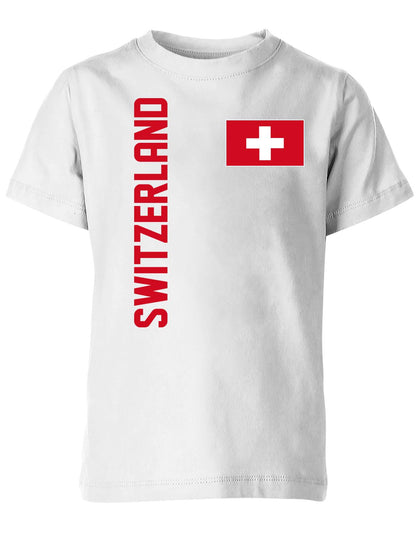 Switzerland-Fahne-Shirt-Kinder-weiss