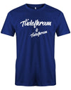 T-delkram-is-T-delkram-herren-Shirt-Royalblau