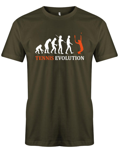 Tennis-EvolutioN-Shirt-Herren-Army