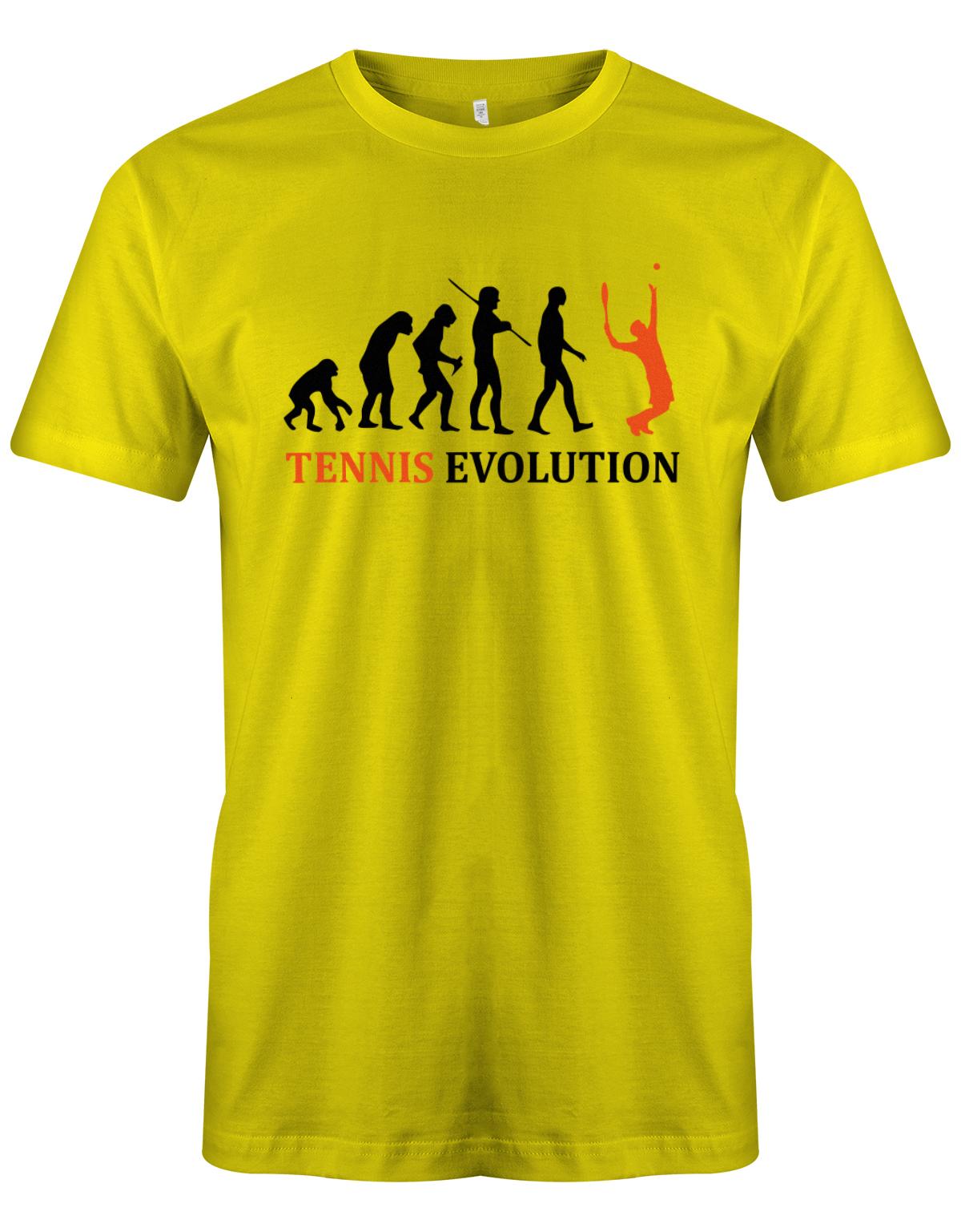 Tennis-EvolutioN-Shirt-Herren-Gelb
