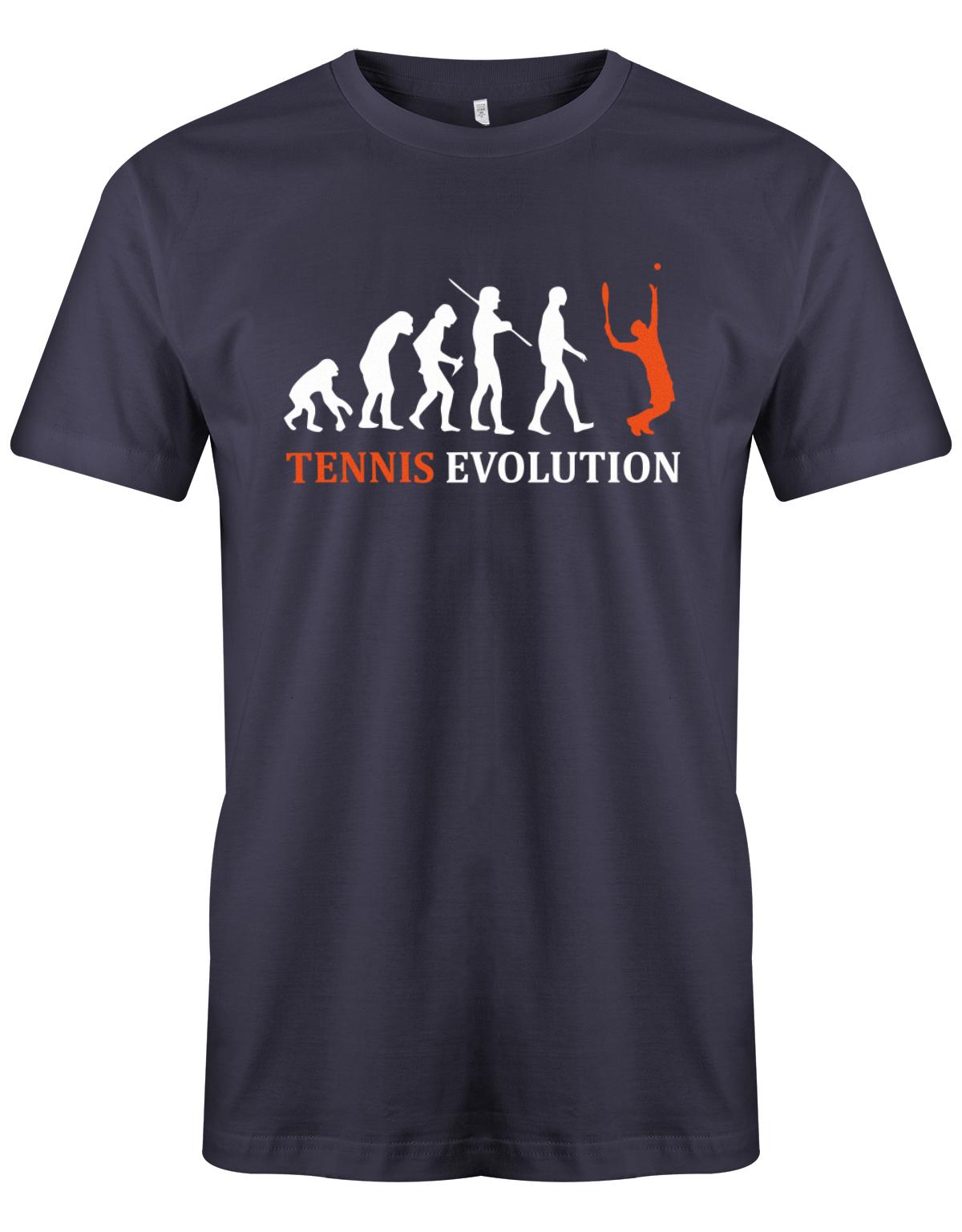 Tennis-EvolutioN-Shirt-Herren-Navy