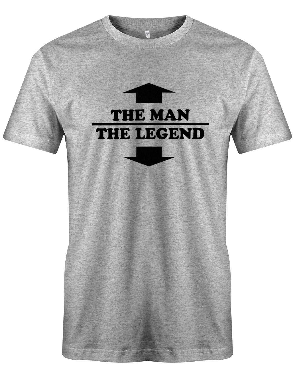 The-Man-the-legend-hereren-Shirt-GRau