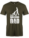 The-Walking-Dad-Herren-Papa-T-Shirt-Army