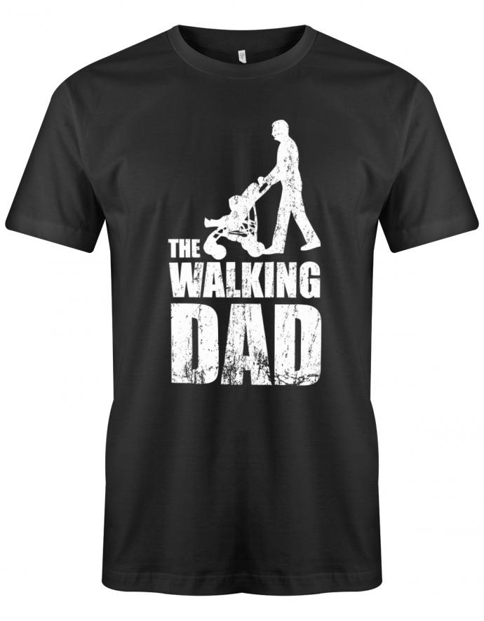 The-Walking-Dad-Herren-Papa-T-Shirt-Schwarz