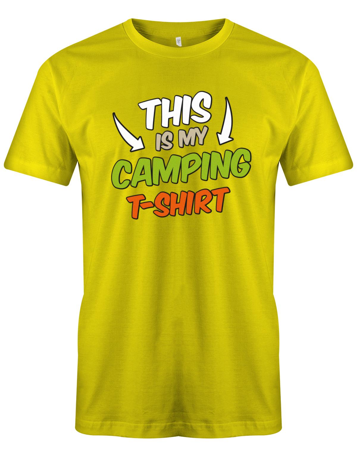This-is-my-Camping-T-Shirt-Herren-Gelb