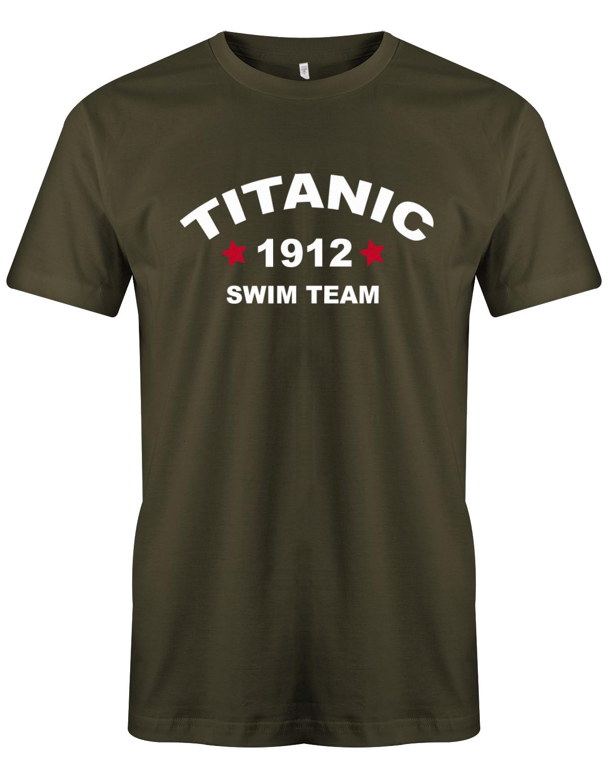 Titanic-1912-Swim-Team-Herren-Shirt-Army