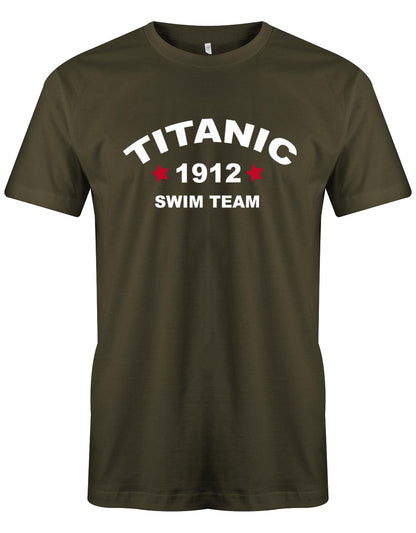 Titanic-1912-Swim-Team-Herren-Shirt-Army