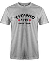 Titanic-1912-Swim-Team-Herren-Shirt-Grau