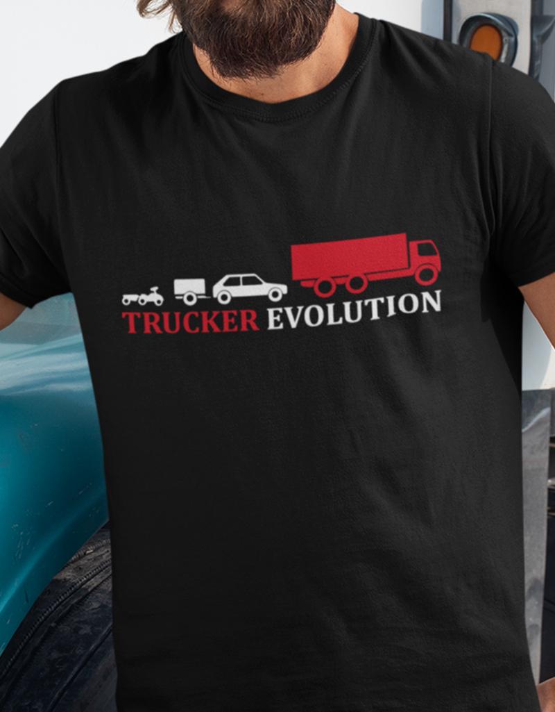 Lkw-Fahrer Shirt - Trucker Evolution 