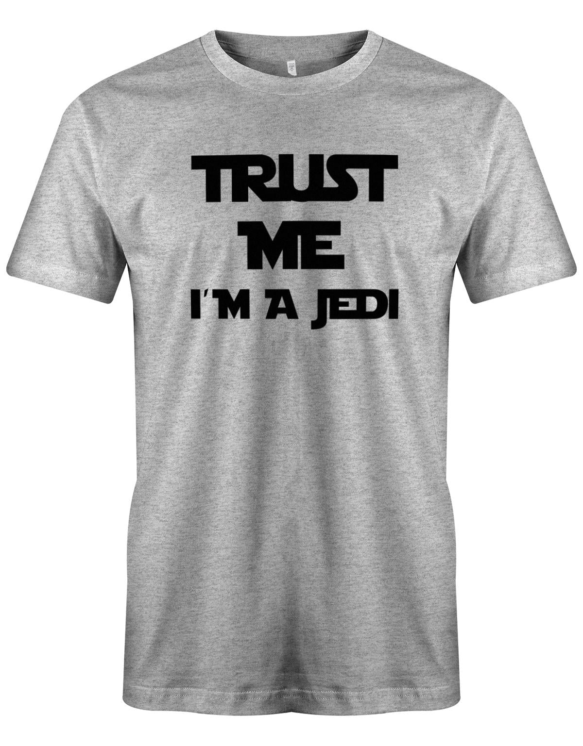 Trust-me-i-m-a-jedi-Herren-Shirt-Grau