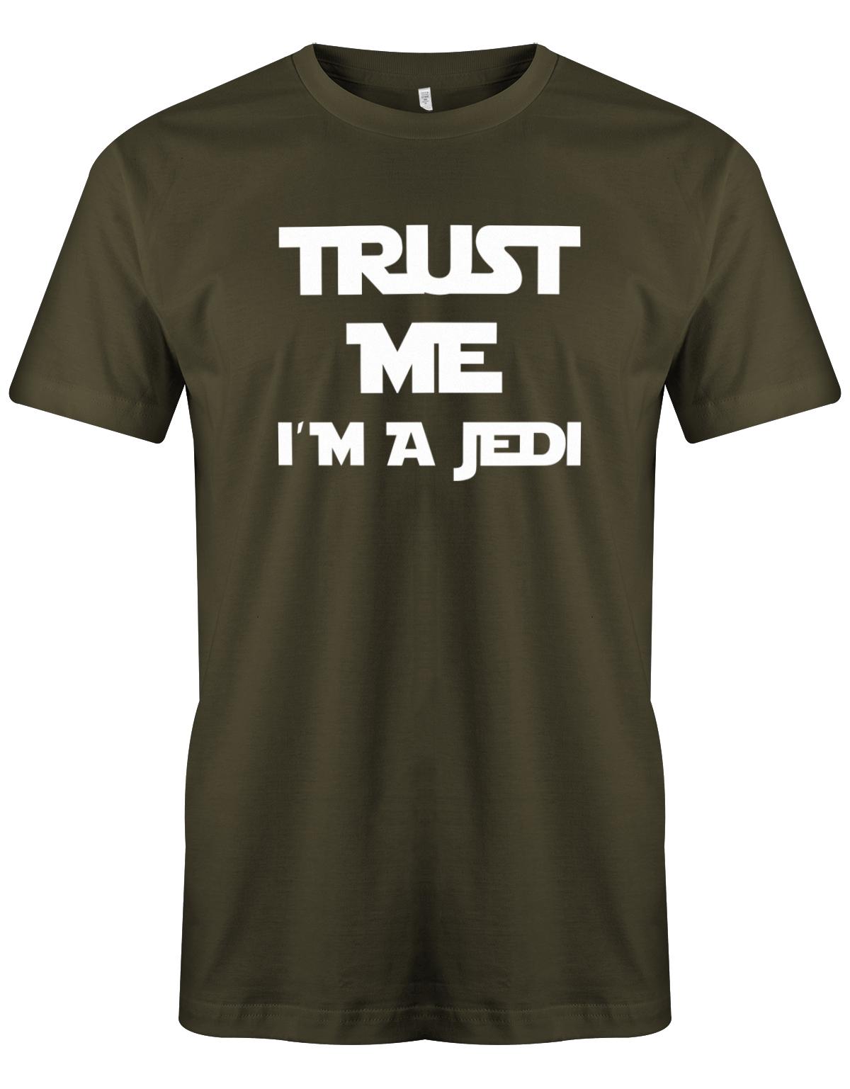 Trust-me-i-m-a-jedi-Herren-Shirt-army