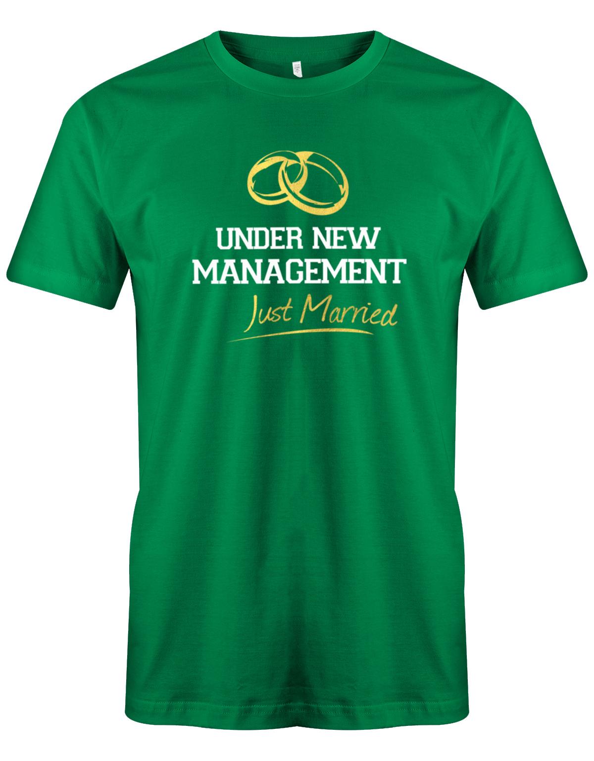 Under-new-Management-JGA-Shirt-Hochzeit-Herren-Gruen