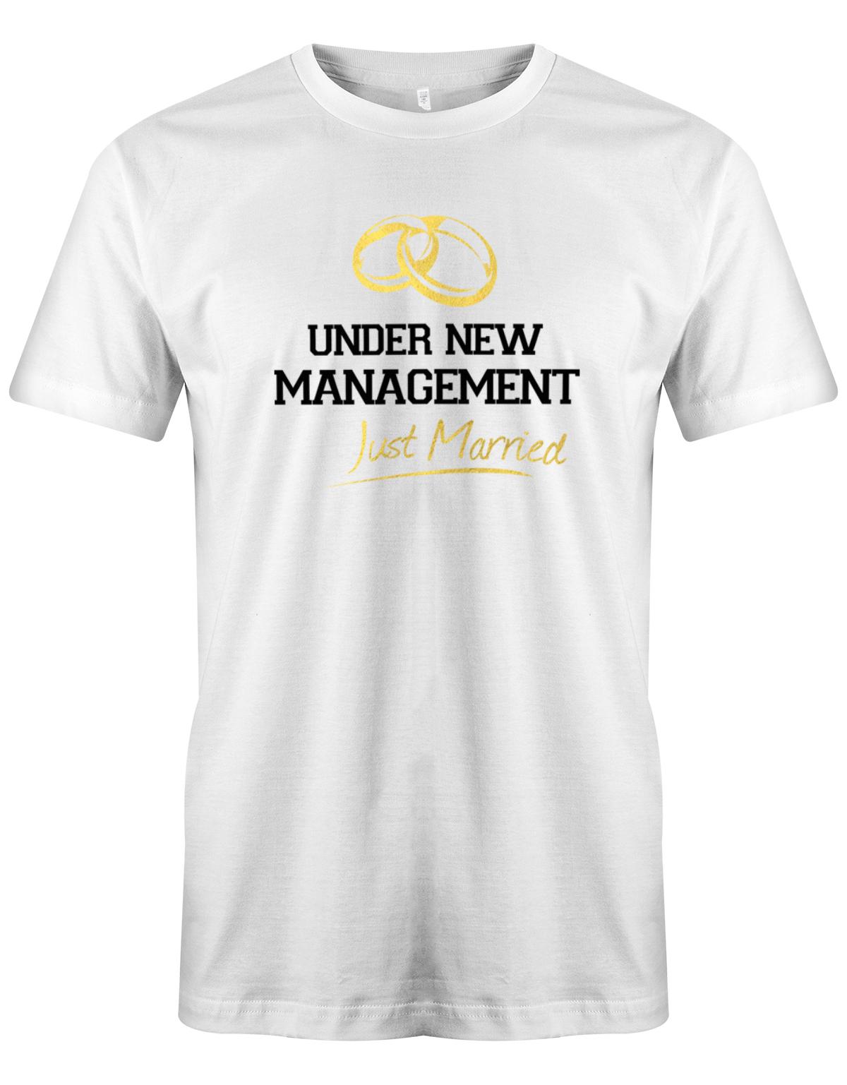 Under-new-Management-JGA-Shirt-Hochzeit-Herren-Weiss