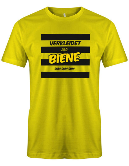 Verkleidet-als-Biene-Sum-Sum-Sum-Fasching-Karneval-verkleidung-Shirt-Herren-Gelb