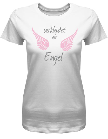 Verkleidet-als-Engel-Fasching-Damen-Shirt-Weiss