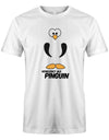 Verkleidet-als-Pinguin-Herren-Shirt-Weiss