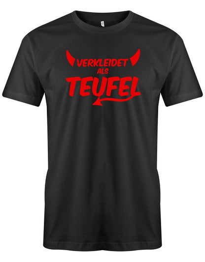 Verkleidet-als-Teufel-Herren-Shirt-Schwarz