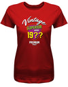 Vintage-Superior-Goods-Geburtsjahr-Premium-Product-Damen-geburtstag-Rot