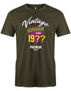 Geburtstag Tshirt für Männer Vintage Superior goods Personalisiert mit Geburtsjahr Premium Product Army