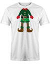 Weihnachten-Mini-Elf-Herren-Shirt-Weiss