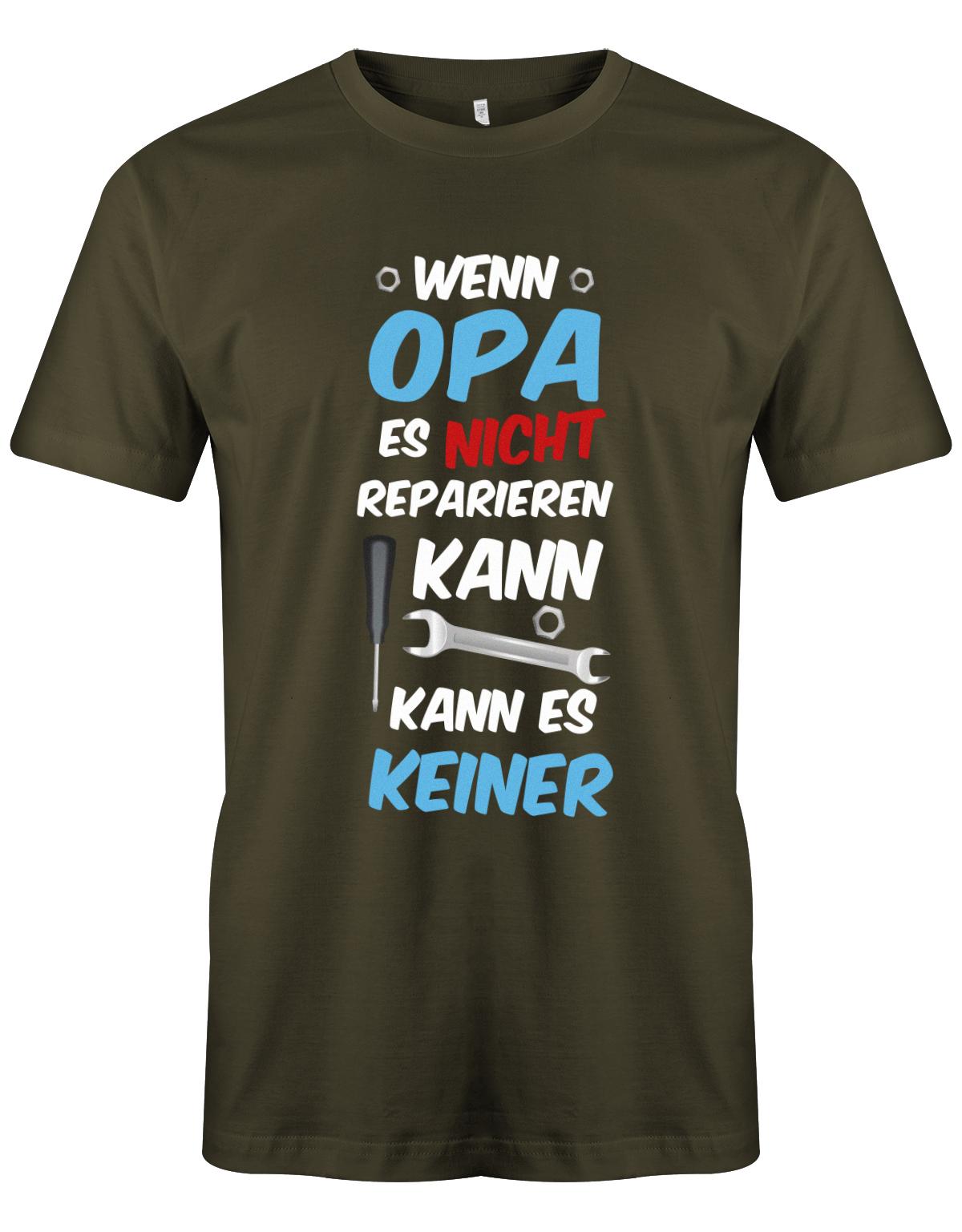 Opa T-Shirt – Wenn Opa es nicht reparieren kann, kann es keiner. Army