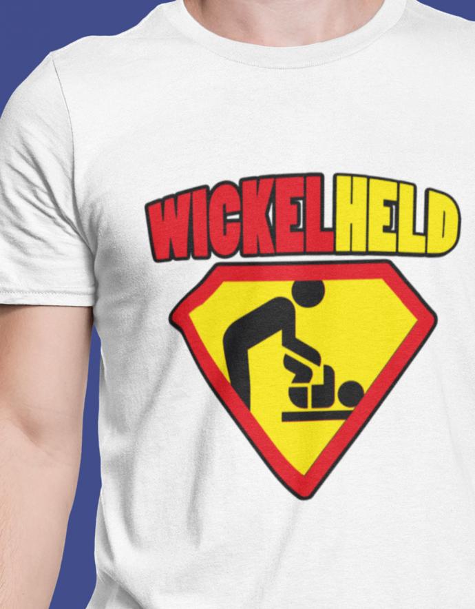 Wickelheld-Papa-Herren-T-Shirt