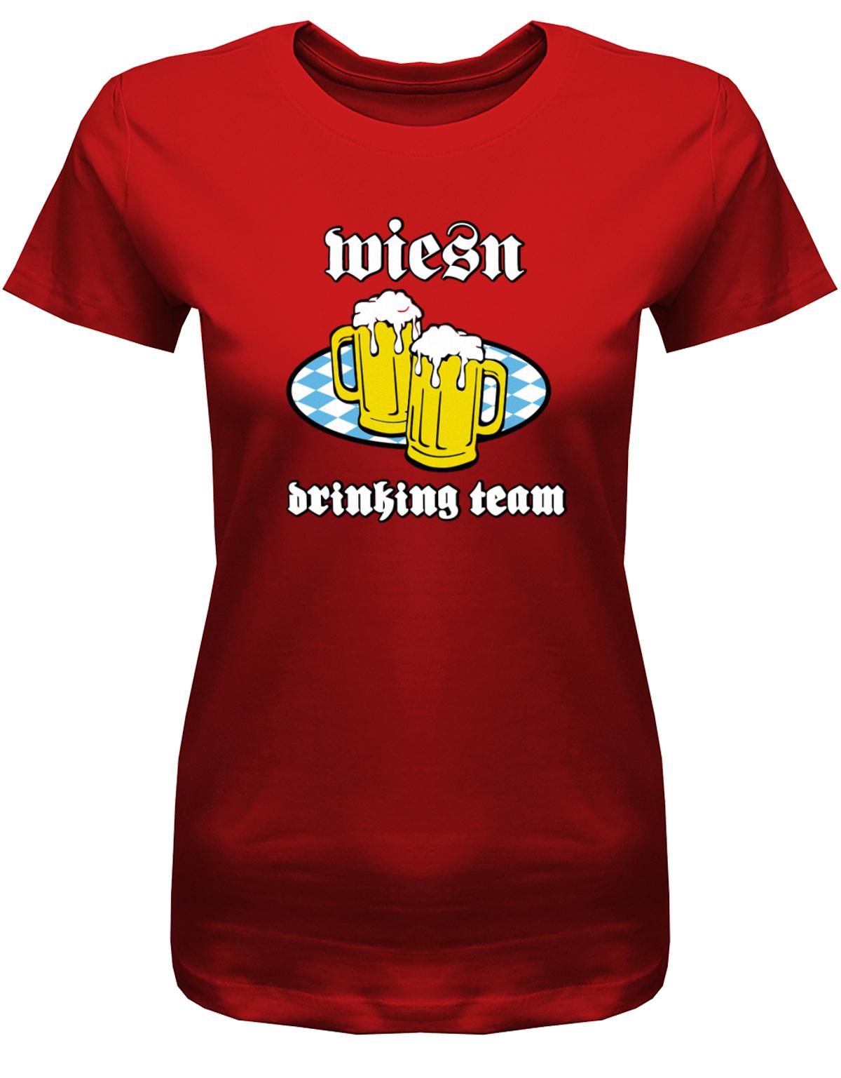 Wiesn-Drinking-Team-Damen-Shirt-Rot
