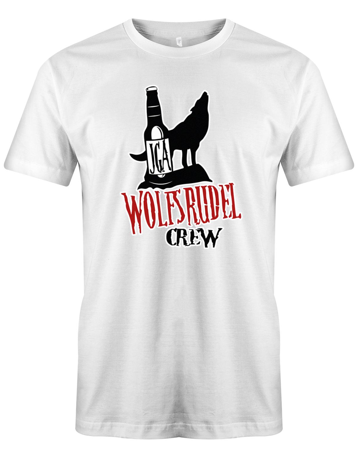 Wolsrudel-Crew-Herren-Shirt-Weiss