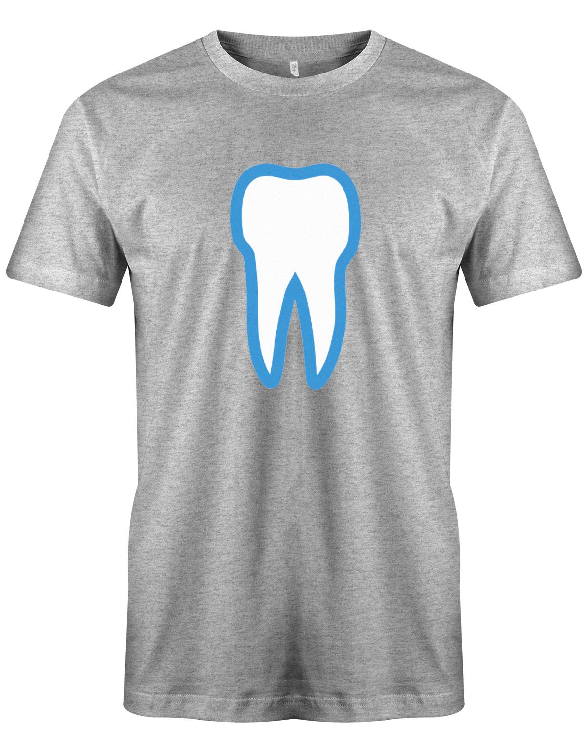 Zahn Kostüm Ersatz - Zahnarzt - Zahnfee Männer Shirt Grau
