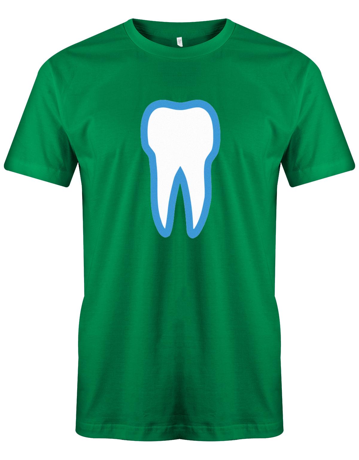Zahn Kostüm Ersatz - Zahnarzt - Zahnfee Männer Shirt Grün