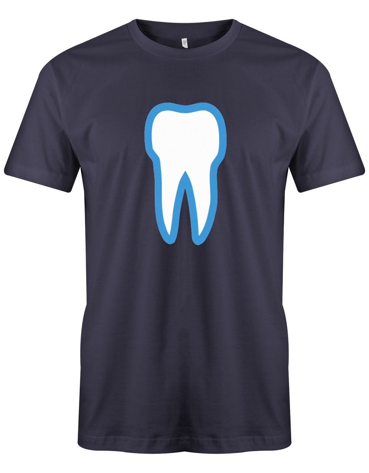 Zahn Kostüm Ersatz - Zahnarzt - Zahnfee Männer Shirt Navy
