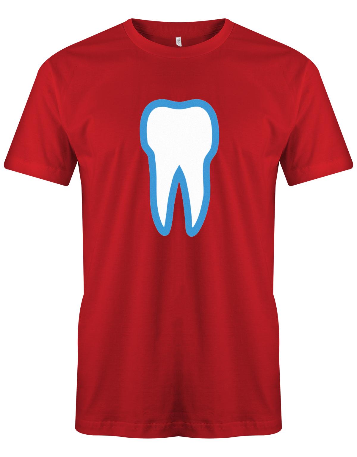 Zahn Kostüm Ersatz - Zahnarzt - Zahnfee Männer Shirt Rot