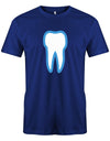 Zahn Kostüm Ersatz - Zahnarzt - Zahnfee Männer Shirt Royalblau