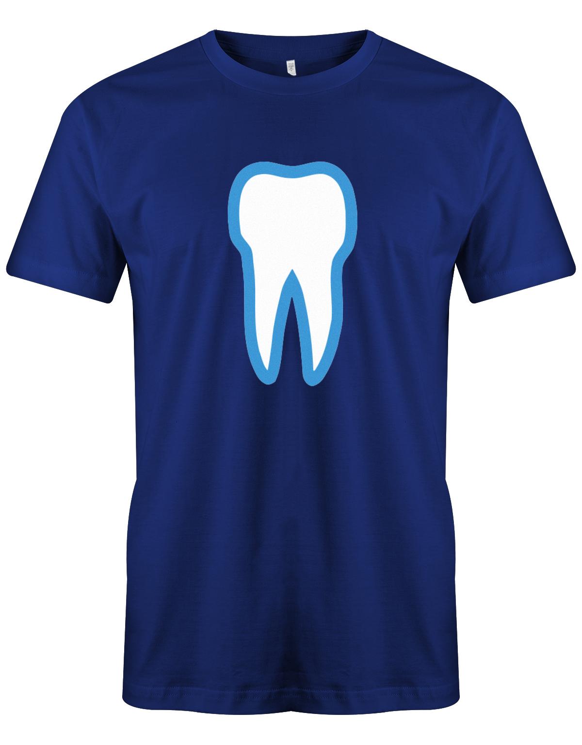 Zahn Kostüm Ersatz - Zahnarzt - Zahnfee Männer Shirt Royalblau