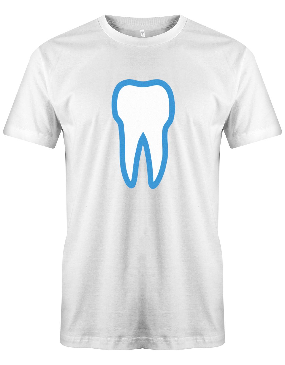 Zahn Kostüm Ersatz - Zahnarzt - Zahnfee Männer Shirt Weiss