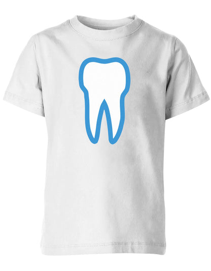 Zahn-kost-m-kinder-shirt-weiss