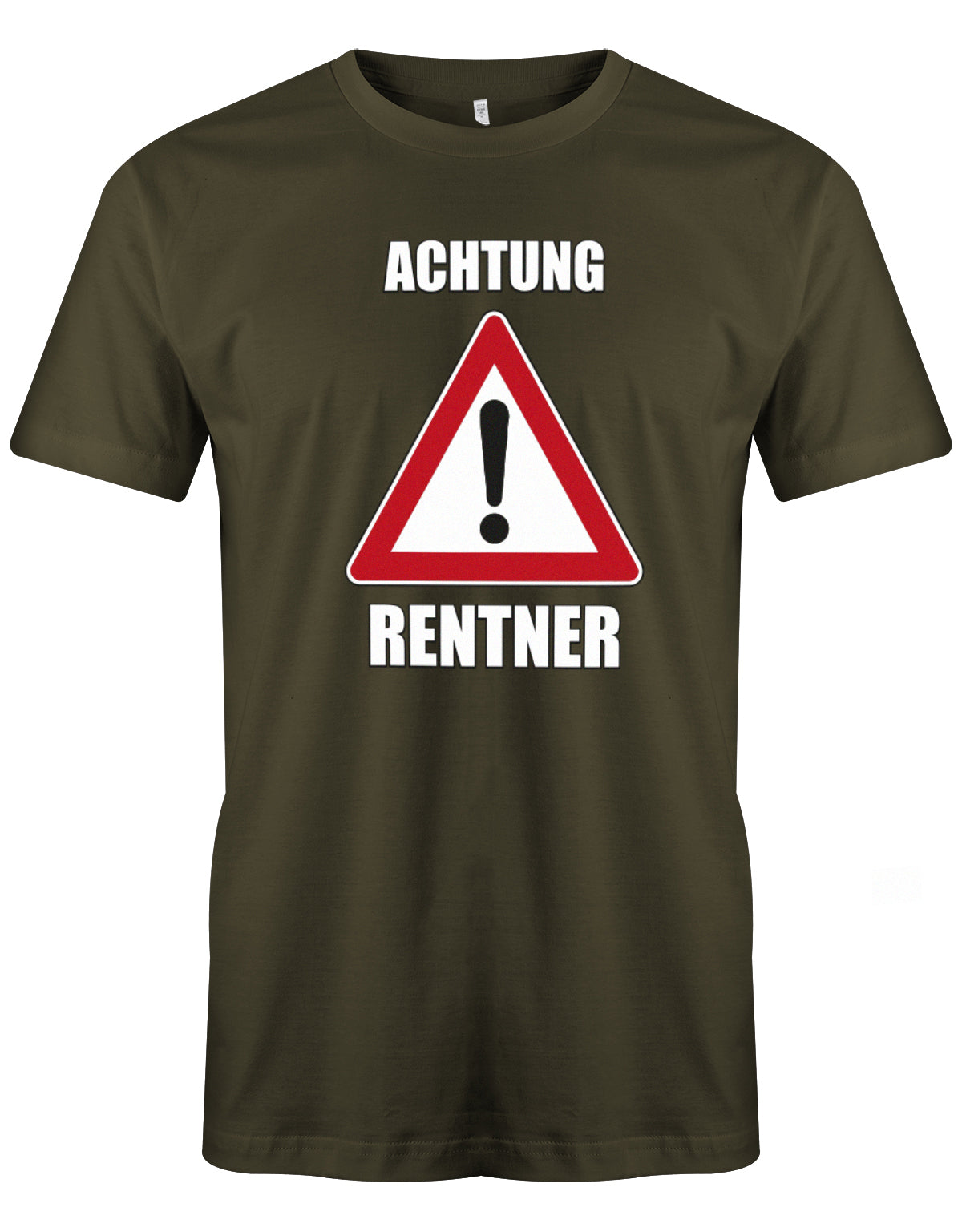 achtung rentner Rentner Shirt 2024 T Shirt Rente Bedrucktes rentner Shirt 24 army