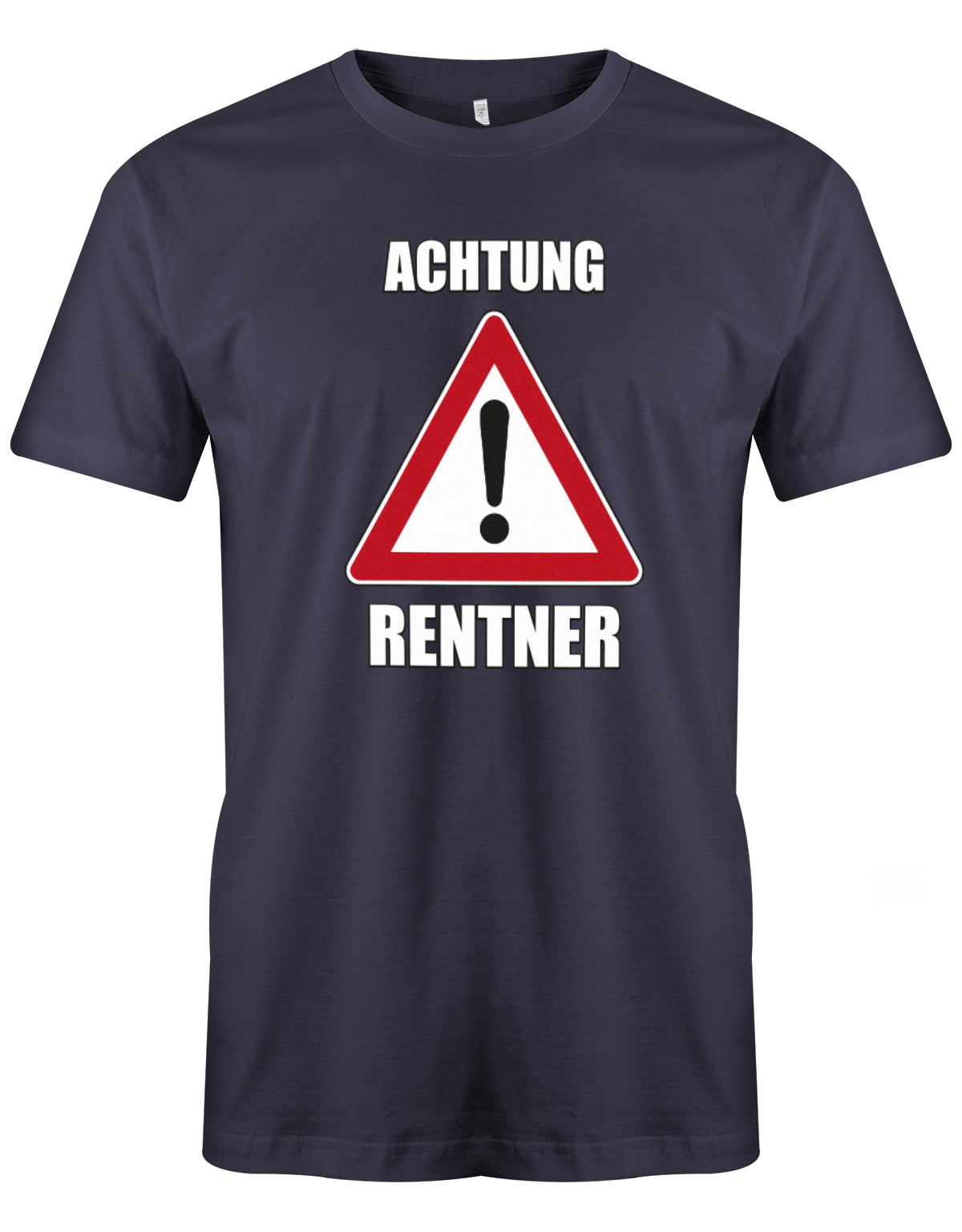 achtung rentner Rentner Shirt 2024 T Shirt Rente Bedrucktes rentner Shirt 24 navy